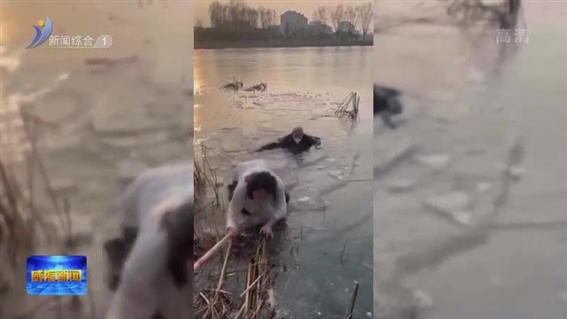 好样的！90后女辅警奋不顾身冰水救人