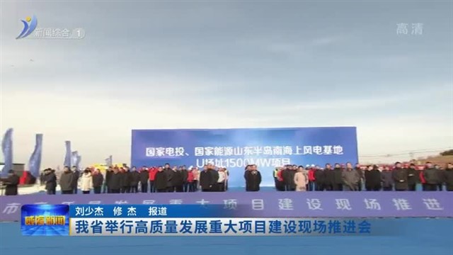 我省举行高质量发展重大项目建设现场推进会