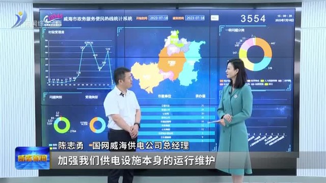 直通12345  国网威海供电公司：多措并举 保障电力供应【威海广电讯】