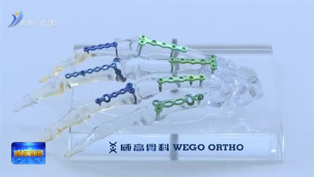 新医药与医疗器械产业集群：威高骨科当好“领跑员”【威海广电讯】