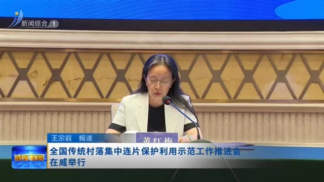 全国传统村落集中连片保护利用示范工作推进会在威举行【威海广电讯】