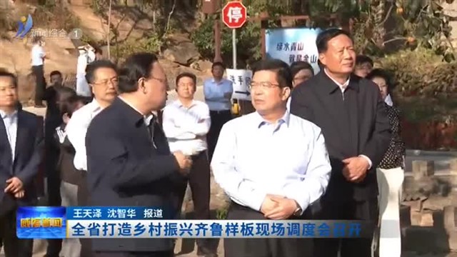 全省打造乡村振兴齐鲁样板现场调度会召开【威海广电讯】