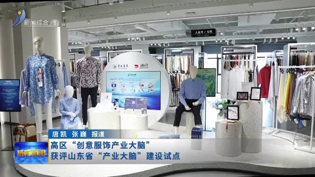 高区“创意服饰产业大脑”获评山东省“产业大脑”建设试点【威海广电讯】
