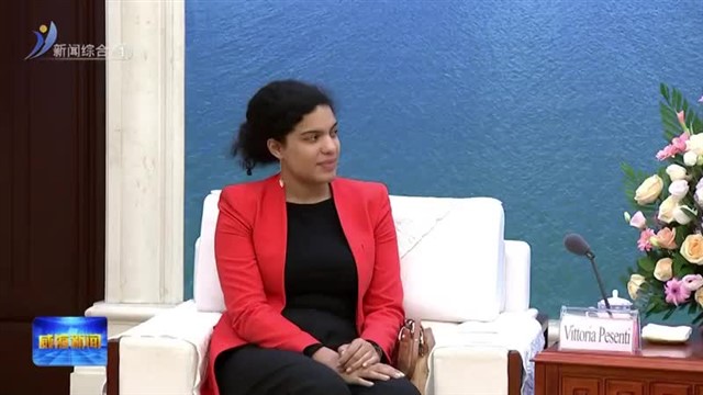 孔凡萍会见瑞士商会来威客人【威海广电讯】