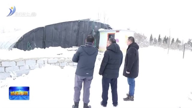 农技员雪中送“良方”【威海广电讯】