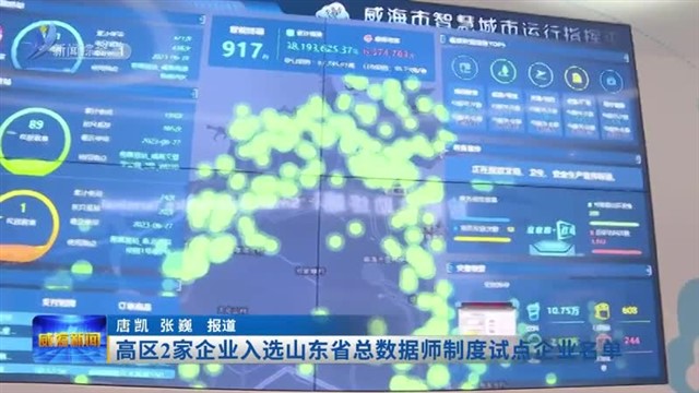 高区2家企业入选山东省总数据师制度试点企业名单【威海广电讯】
