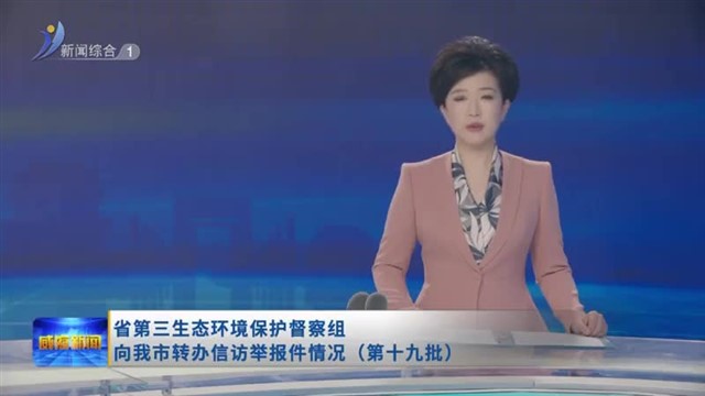 省第三生态环境保护督察组向我市转办信访举报件情况（第十九批）【威海广电讯】
