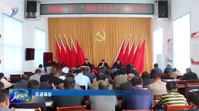 荣成市埠柳镇开展“五一”节前安全生产大检查【威海广电讯】