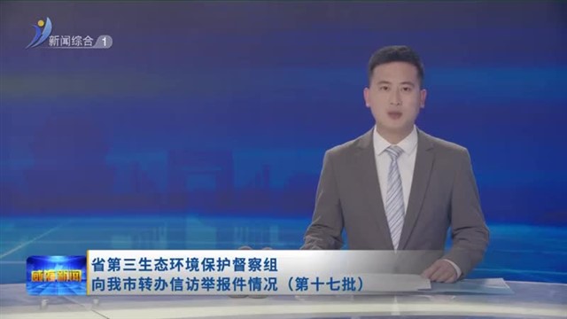 省第三生态环境保护督察组向我市转办信访举报件情况（第十七批）【威海广电讯】