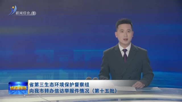 省第三生态环境保护督察组向我市转办信访举报件情况（第十五批）【威海广电讯】