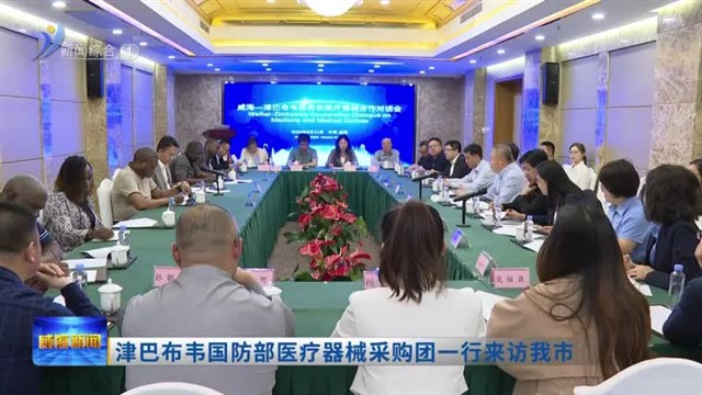 津巴布韦国防部医疗器械采购团一行来访我市【威海广电讯】