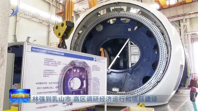 林强到乳山市 高区调研经济运行和项目建设【威海广电讯】