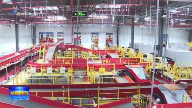 自动化率超90%  顺丰智能分拣分拨中心全新亮相【威海广电讯】