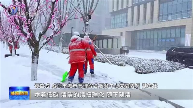 除雪保畅 护航新春【威海广电讯】