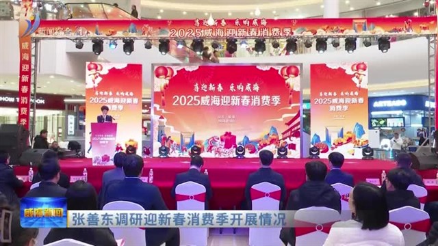 张善东调研迎新春消费季开展情况【威海广电讯】