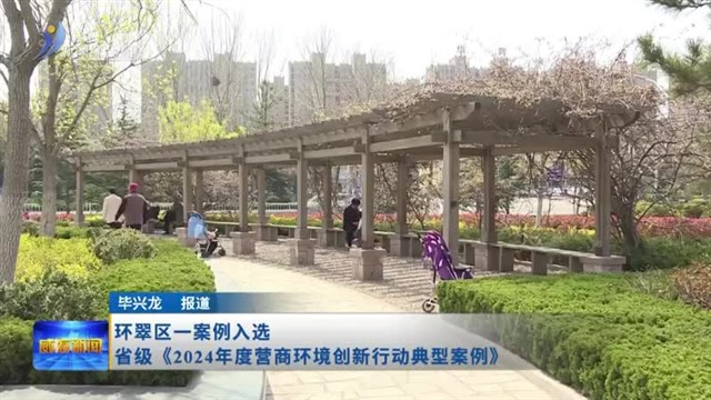 环翠区一案例入选省级《2024年度营商环境创新行动典型案例》【威海广电讯】