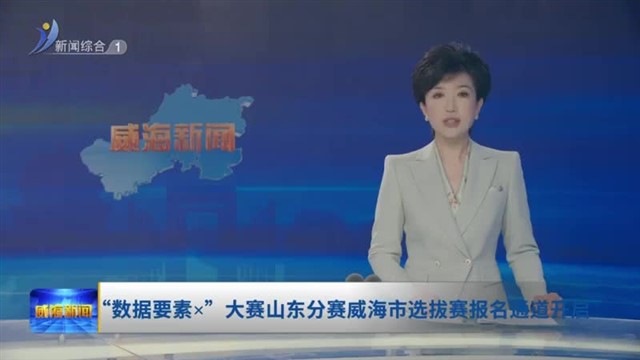 “数据要素✖”大赛山东分赛威海市选拔赛报名通道已开启