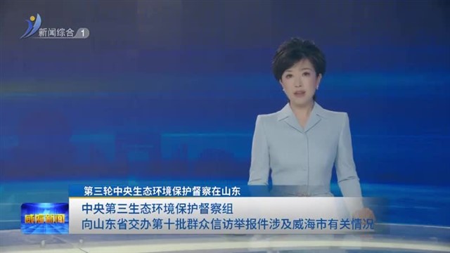 中央第三生态环境保护督察组向山东省交办第十批群众信访举报件涉及威海市有关情况