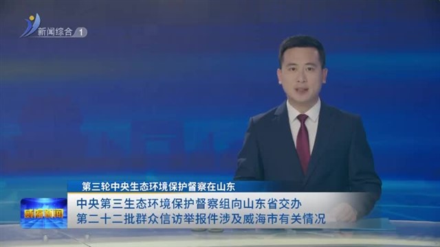 中央第三生态环境保护督察组向山东省交办第二十二批群众信访举报件涉及威海市有关情况