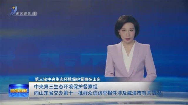 中央第三生态环境保护督察组向山东省交办第十一批群众信访举报件涉及威海市有关情况