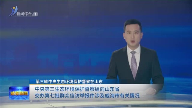 中央第三生态环境保护督察组向山东省交办第七批群众信访举报件涉及威海市有关情况