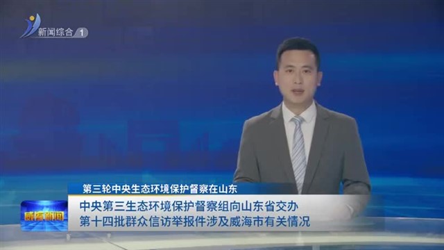 中央第三生态环境保护督察组向山东省交办第十四批群众信访举报件涉及威海市有关情况