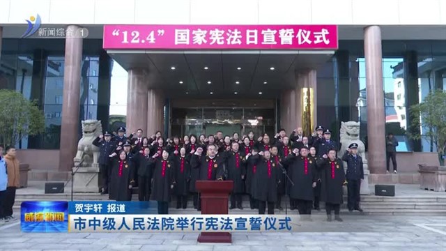 市中级人民法院举行宪法宣誓仪式