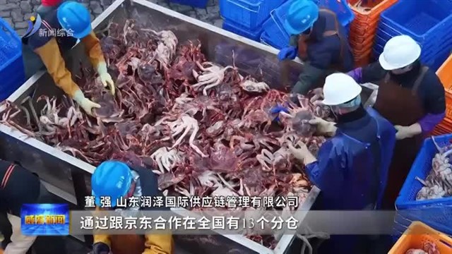 75吨俄罗斯帝王蟹批量登抵威海港