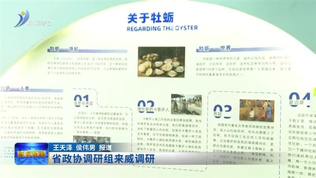 省政协调研组来威调研