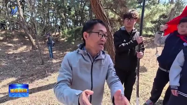 徒步甲午古战场 经开区学子同上“行走的思政课”